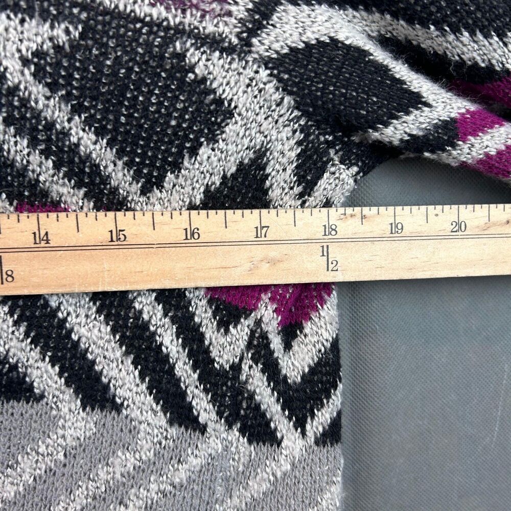 Lucky Brand Southwestern Cardigan Sweater Women's Medium Multicolor Open Front - Picture 5 of 5